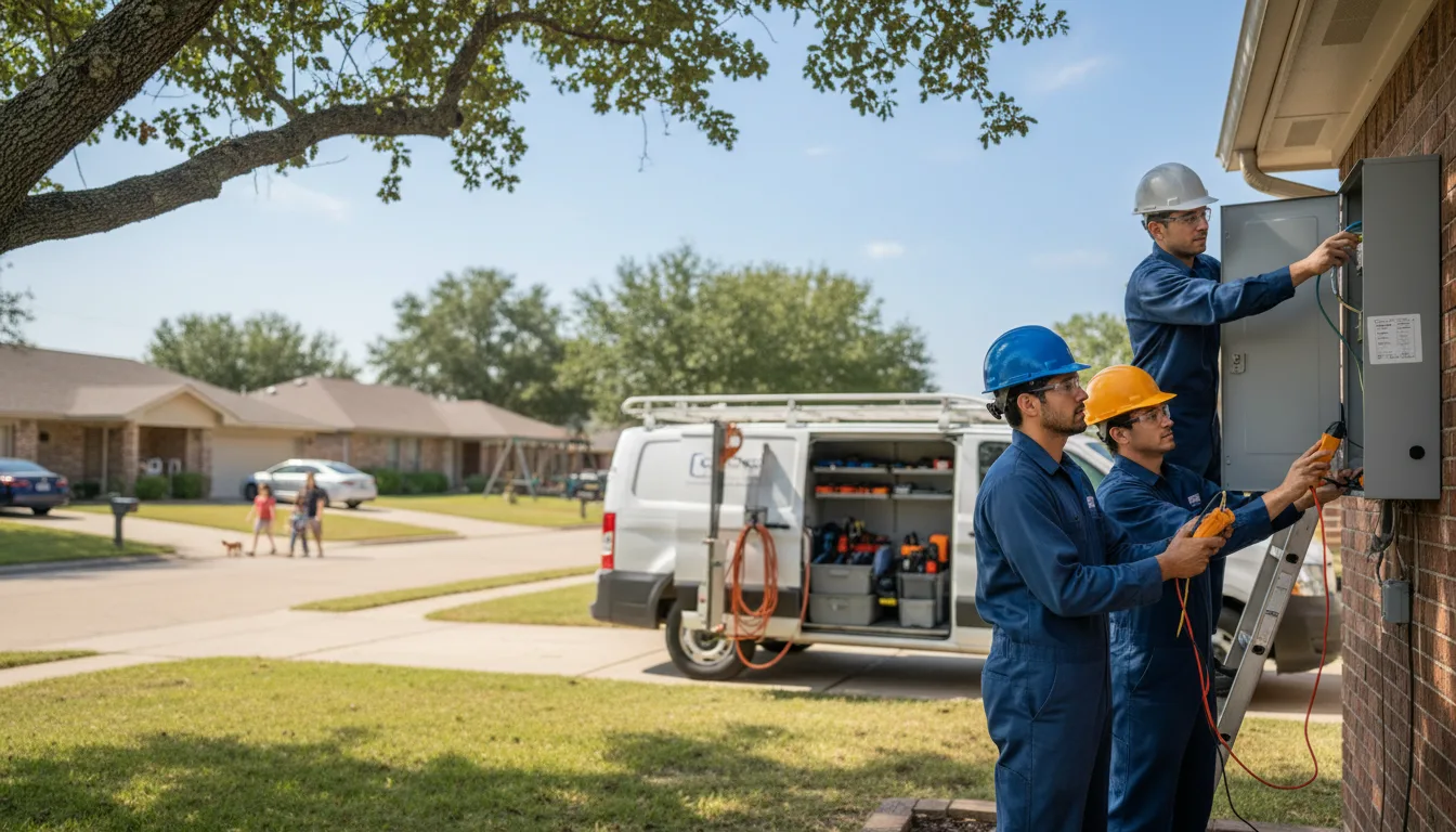 Certified electrician providing emergency electrical services in Maynard, MN